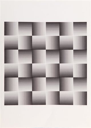 GETULIO ALVIANI (1939-) Senza titololitografia cm 70x50esemplare P-2firmato...