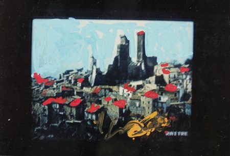 SCHIFANO MARIO (Homs 1934 - Roma 1998) "Senza titolo" 1990/97 tecnica mista...