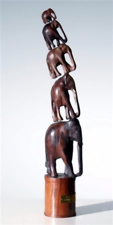 MONDINO ALDO (Torino 1938 - Torino 2005) "Sculturina un corno" 1994 multiplo...