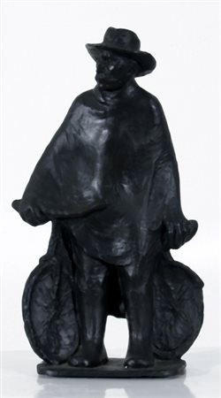 MOTTI GIUSEPPE (Arena Po' 1908 - Milano 1988) "Figura" fusione in bronzo es....