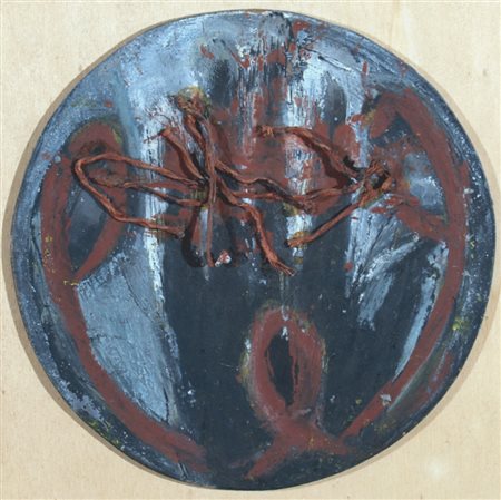 CECCOBELLI BRUNO (Montecastello Vivio 1952) "Senza titolo" tecnica mista su...