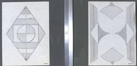 MAZZON GALLIANO (Camisano Vicentino 1896 - Milano 1978) "Lotto di 2 opere:...