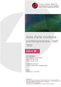 Asta N. 99 - Arte Moderna, Contemporanea, '800 e Antica