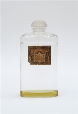 LALIQUEUn flacone di profumo per Acqua di colonia COTY, inizi "900. Altezza...