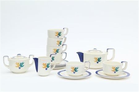 RICHARD-GINORI SAN CRISTOFOROUn servizio da caffè decoro "4037", 1937....