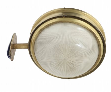 SERGIO MAZZA Una lampada a parete "Gamma C" per ARTEMIDE, anni "60.Ottone,...