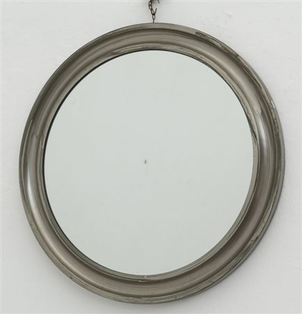 SERGIO MAZZA Uno specchio da parete "Narcisso" per ARTEMIDE, anni "60. Ottone...
