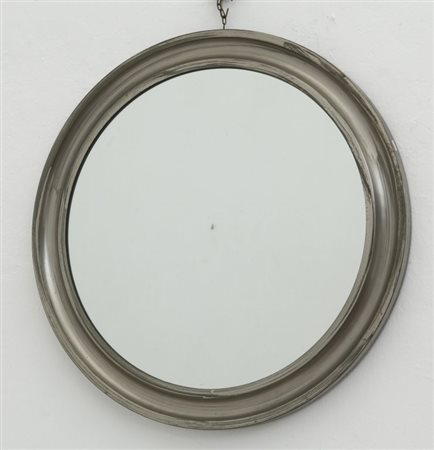 SERGIO MAZZA Uno specchio da parete "Narcisso" per ARTEMIDE, anni "60. Ottone...