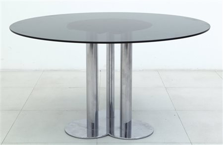 SERGIO ASTIUn tavolo "Trifoglio" per POLTRONOVA, 1968. Acciaio cromato,...