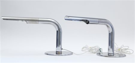 INGO MAUERDue lampade da tavolo "Gulp" per DESIGN M, circa 1968. Ottone...