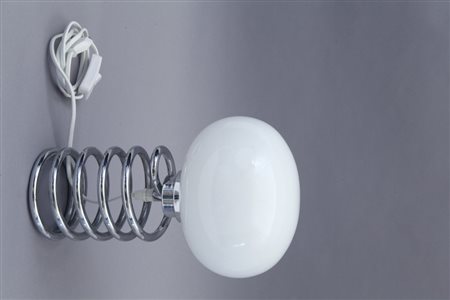 INGO MAUER Una lampada da tavolo "Spirale" per DESIGN M, 1968. Acciaio...