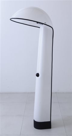 HARVEY & GUZZINI (Editore)Una lampada da terra "Alba", anni "70. Metacrilato...