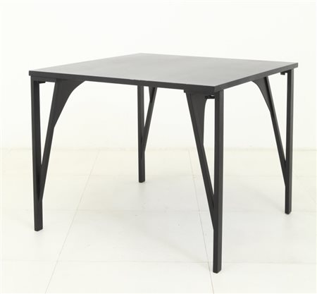 ACHILLE CASTIGLIONI, PAOLO FERRARI Un tavolo pieghevole "Trac" per BBB...