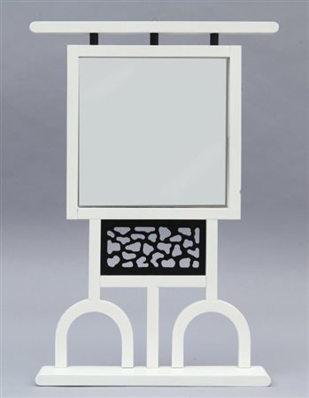 GEORGE SOWDEN Uno specchio da tavolo per la rivista "La Donna", 1986. Legno...