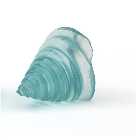 PIETRO CHIESA Una conchiglia, per FONTANA ARTE circa 1940. Cristallo inciso...