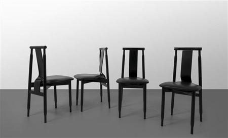 ACHILLE E PIER GIACOMO CASTIGLIONIQuattro sedie "Lierna" per GAVINA, 1960....