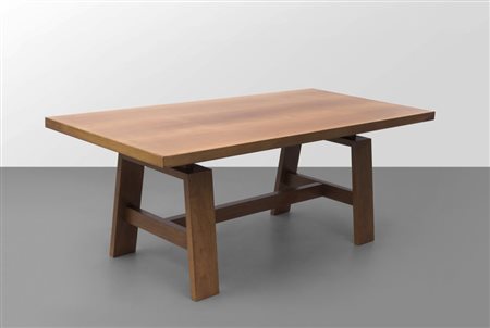 SILVIO COPPOLAUn tavolo "611" per BERNINI, 1966. Legno impiallacciato in...