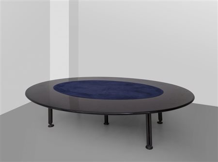 LUIGI CACCIA DOMINIONI Un tavolo da riunione "T17" per AZUCENA, 1972.Metallo...