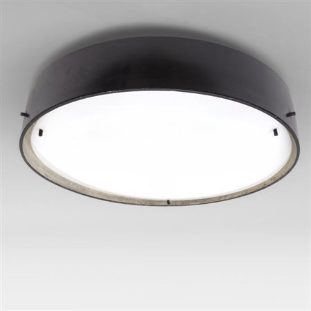 GINO SARFATTI Una plafoniera "3005-50/PX" per ARTELUCE, 1953. Alluminio...