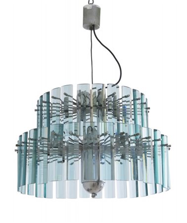 ICO PARISI Una lampada a sospensione o a plafone "2041" per ARTELUCE,...