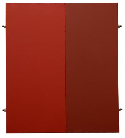 Enzo CACCIOLA (Arenzano, 1945-) N. 44, 2009, multigum su tela, cm. 80 x 73,...