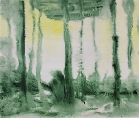 Pierluigi PUSOLE (Torino 1962-) Io sono Dio, 2000, acrilico su tavola, cm. 90...