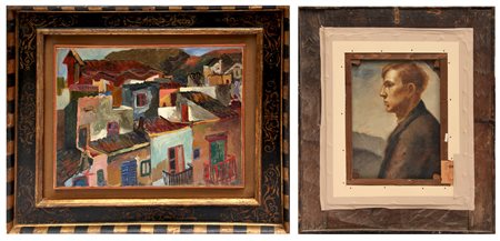 Renato GUTTUSO (Bagheria 1912-Roma 1987) Bagheria (Via Verdone), 1939, olio...