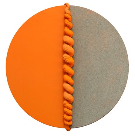 Jorge EIELSON (Lima, 1924-Milano, 2006) Amazzonia, 2004, cotone, acrilico e...