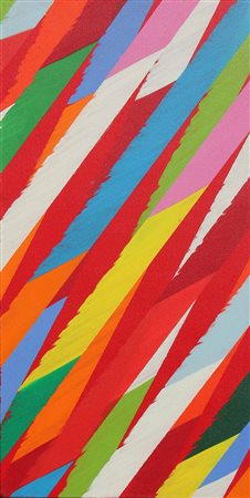 Piero DORAZIO (Roma 1927-Todi 2005) Agonas II, 2001, olio su tela, cm. 70 x...