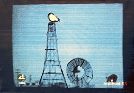 Mario SCHIFANO (Homs 1934-Roma 1998) Senza titolo, 1990, acrilico su tela...