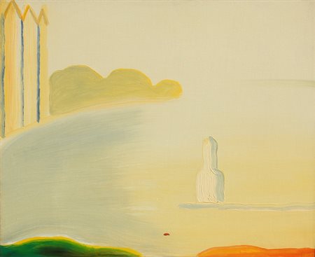 Virgilio GUIDI (Roma 1891-Venezia 1984) Bacino S. Marco, olio su tela, cm. 50...