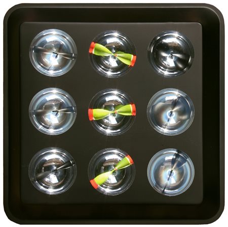 Franco COSTALONGA (Venezia 1933-) Oggetto cromocinetico OCLNCGA, 1972, sfere...