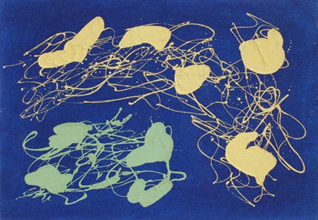 Giulio TURCATO (Mantova 1912-Roma 1995) Itinerari, anni 70, sabbia e smalto...