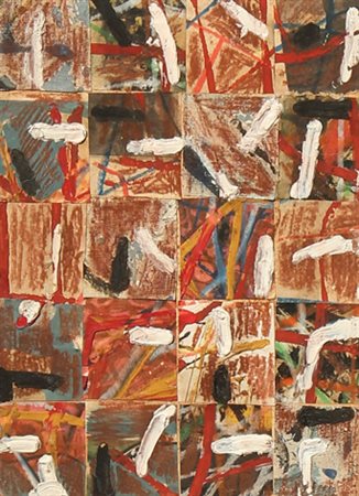 Remo BIANCO (Dergano, 1922-Milano, 1988) Senza titolo, 1960, collage e...