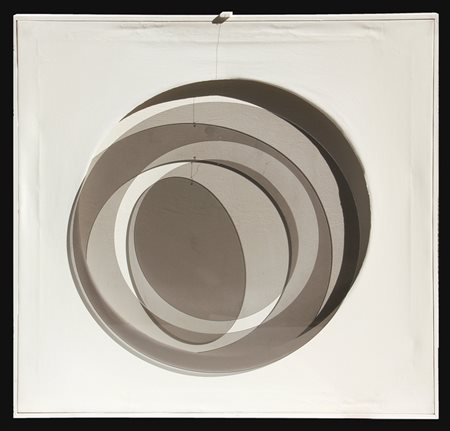 Sara CAMPESAN (Mestre, 1924-) Immagine circolare, 1965, acrilico su tela e...