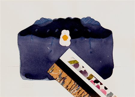 Concetto POZZATI (Vò Vecchio (Pd) 1935-) Impossibile paesaggio, 1990, collage...