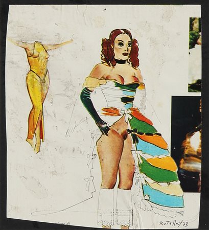 Mimmo ROTELLA (Catanzaro 1918-Milano 2006) L'opera dell'artista, 1973,...