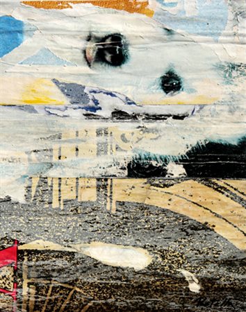 Mimmo ROTELLA (Catanzaro 1918-Milano 2006) Caos, 1988, decollage su...