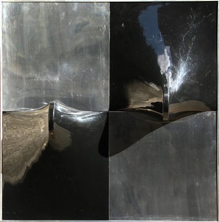 Agostino BONALUMI (Vimercate (MI) 1935-Desio, 2013) Senza titolo, 1974,...