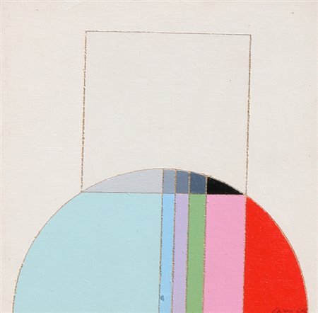 Eugenio CARMI (Genova 1920-Lugano, 2016) Un segnale, 2002, acrilico su...