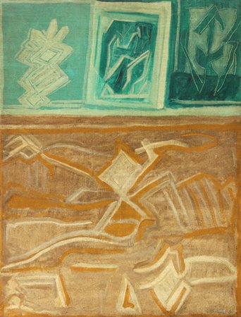 Riccardo LICATA (Torino 1929-Venezia, 2014) Pittura, 1965, olio su tela, cm....