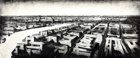 Jonathan GUAITAMACCHI (Londra 1961-) London, 2002, olio su tela, cm. 45 x...