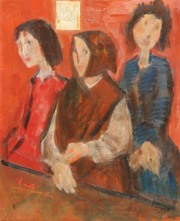 Trento LONGARETTI (Treviglio 1916-) Le matte omaggio a Lorenzo Viani, 1998,...