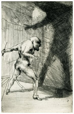 UGO ATTARDI Sori 1923 – Roma 2006 Serrava un lungo coltello 1970 Acquaforte...