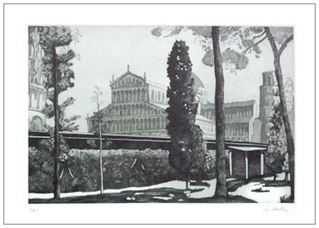 GIULIANA CARLINI Pisa 1941 Senza titolo Acquaforte e acquatinta es.P.d.A....