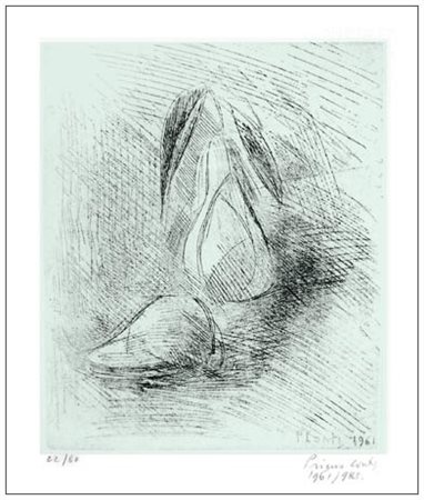 PRIMO CONTI Firenze 1900 – Fiesole 1988 Senza titolo 1961/1983 Ceramolle...