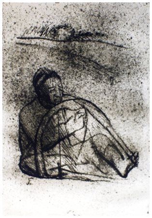 FERRUCCIO FERRAZZI Roma 1891 – 1978 Senza titolo Incisione es.43/50. Firma in...