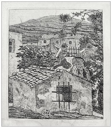 GIOVANNI ZANNACCHINI Livorno 1884 – Livorno 1939 Senza titolo Acquaforte....