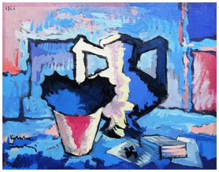 VOLTOLINO FONTANI Livorno 1920 – Livorno 976 Senza titolo “N°5” 1966 Olio su...