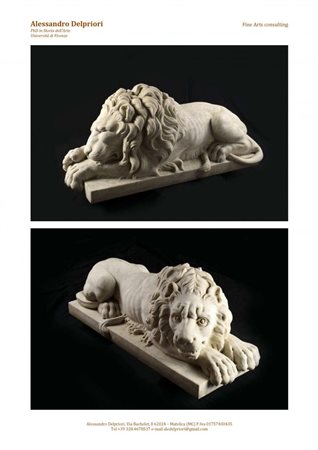 SCULTORE ITALIANO FINE XVIII SECOLO AMBITO O ALLIEVO DI ANTONIO CANOVA Leoni...